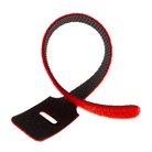 Attache de câble en Velcro dos à dos 23cm - Rouge