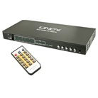 Commutateur Matrix LINDY 6x2 HDMI 2.0 4K UHD avec fonctions PiP et ARC