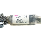 Elingue câble acier 6mm - gaine transparente - CMU 400kg - 1,5m
