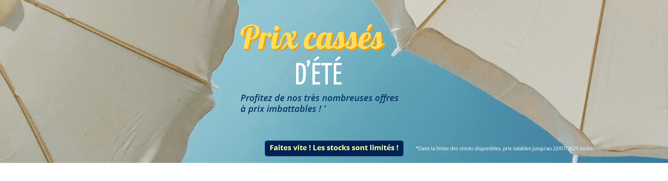 Prix cassés d