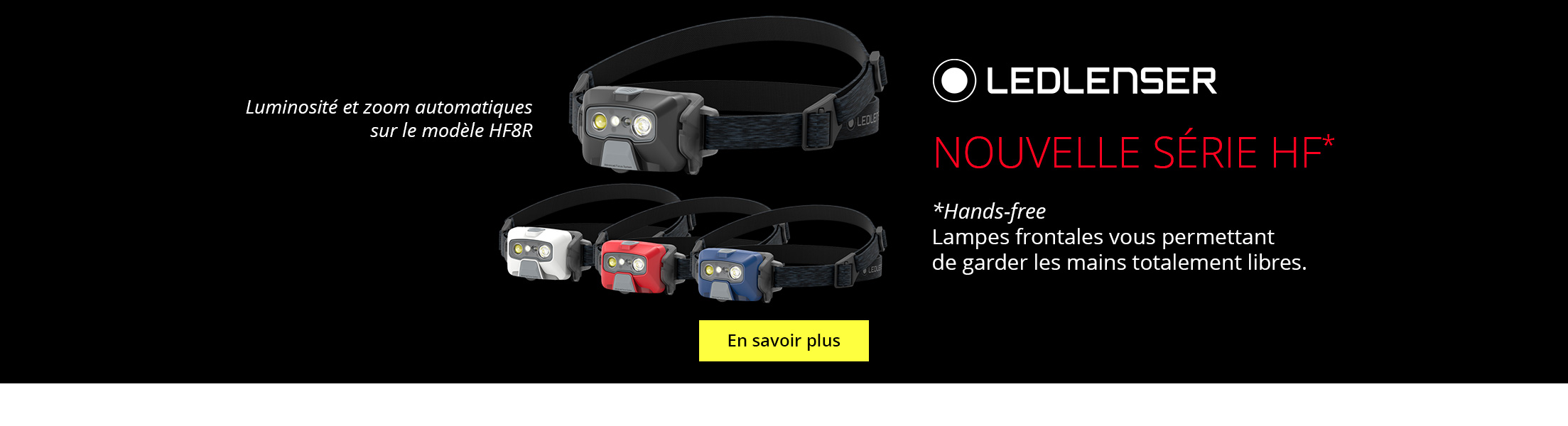 Lampes frontales HF Ledlenser