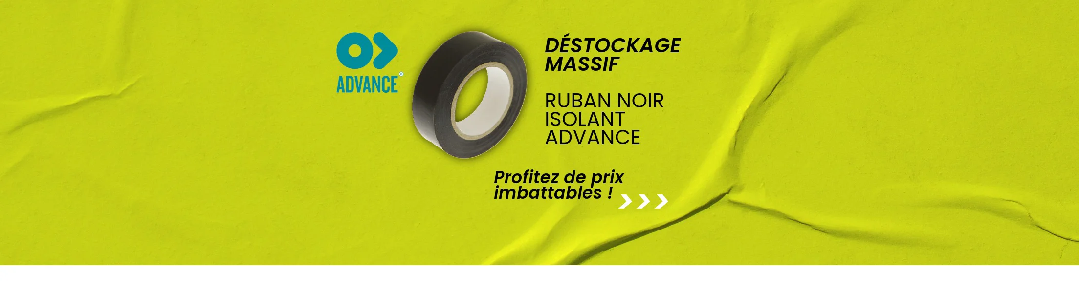Isolant électrique PVC ADVANCE économique