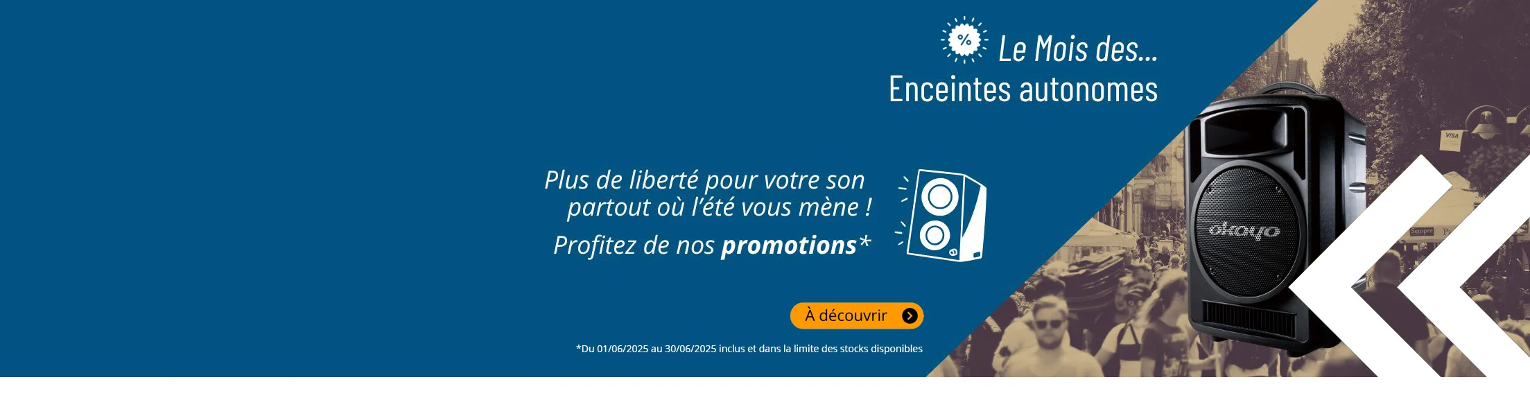 Promo Enceintes Autonomes