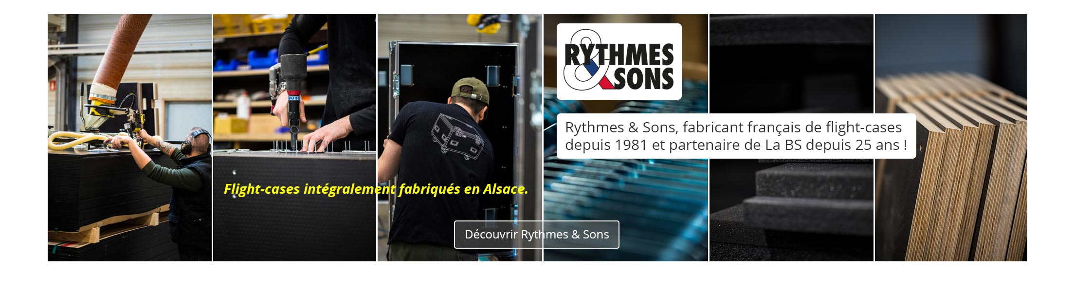 Flight-cases Rythmes & Sons