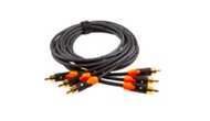 Cordon RCA et minijack 3,5  mm 4 contacts