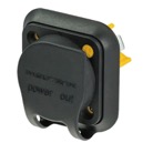 10SCNACFPX - Lot de 10 protections caoutchouc noir IP65 NEUTRIK NAC3FPX
