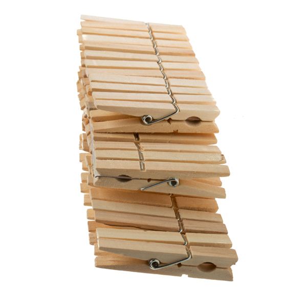 Pinces à Linge En Bois ABSOFINE - Lot De 200 Avec Corde De Jute 120m - Crochets Sans Trace - Multicolores - Pour Décoration Photo, Mur Et DIY