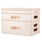 4APPLEBOX-Set de 4 grosses cales KUPO Apple Box Set