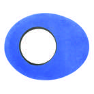 6011-BL-Oeilleton peau de chamois ovale petit BLUESTAR Oval Small Eyecushion