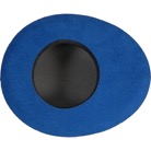 6012-BL-Oeilleton peau de chamois ovale médium BLUESTAR Oval Large Eyecushion