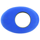 6014-BL-Oeilleton peau de chamois ovale BLUESTAR Oval Extra Large Eyecushion