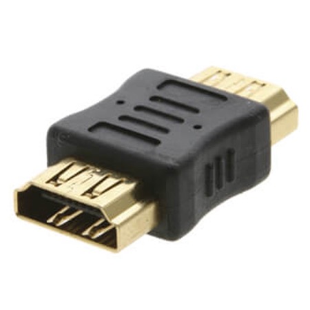 Adaptateur KRAMER AD-HF/HF droit HDMI femelle - HDMI femelle dorée