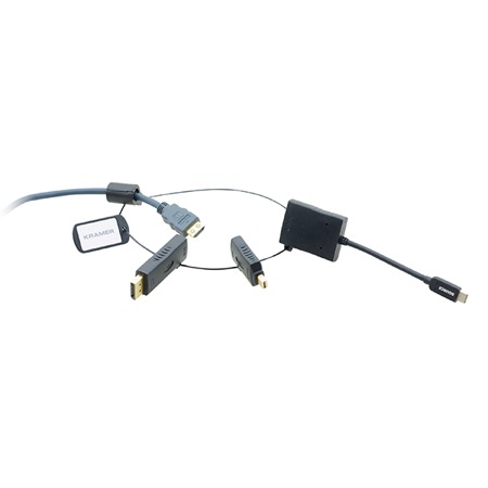 Adaptateur KRAMER Minio DisplayPort vers HDMI Adapter Ring AD-RING-–6