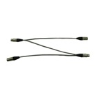 ADP-MULTIDMX-Câble adaptateur en ''Z'' DMX 3-5, mâle-femelle (4 connecteurs) 3x50cm