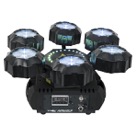 AIRWOLF-Projecteur d'effets stroboscopique laser, 6 têtes RGBW SHOWTEC Airwolf