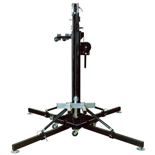 Pied ASD à treuil ALT600 - charge 250kg - Hauteur maxi 6,00m - LA BS