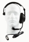 AM100-2-Micro-casque 1 oreille ALTAIR pour système intercom filaire