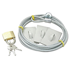 ANTIVOL-KIT-Kit antivol avec câble, plaque de fixation et cadenas