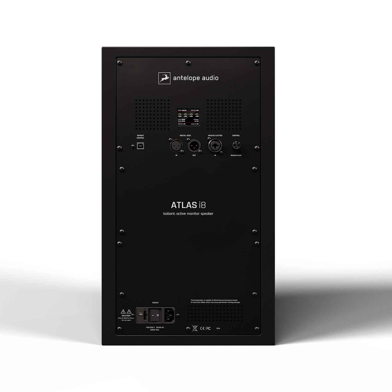 Enceinte de monitoring 3 voies 400W 192kHz Atlas I8 Antelope LA BS