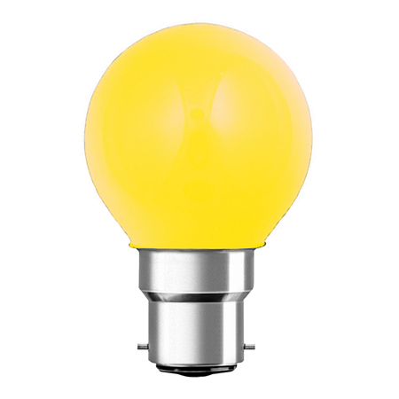 Lampe LED balle de golf Jaune 1W B22 60lm 30000H - KOSNIC