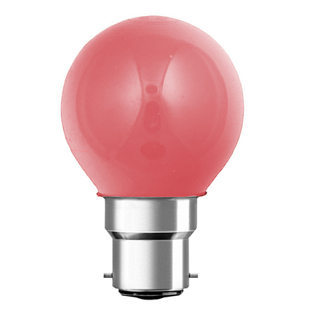 Lampe LED balle de golf Rouge 1W B22 60lm 30000H - KOSNIC