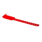 BRACELETLARGE-RF-Bracelet large d'identification vinyle XL 25cm x 25mm rouge fluo