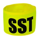 BRASSARD-SST-Brassard 100% polyester JAUNE réglable sur Velcro® - Marquage SST