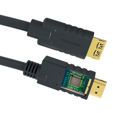 Cordon HDMI Actif High-Speed avec Ethernet KRAMER CA-HM-35 - 10,7m