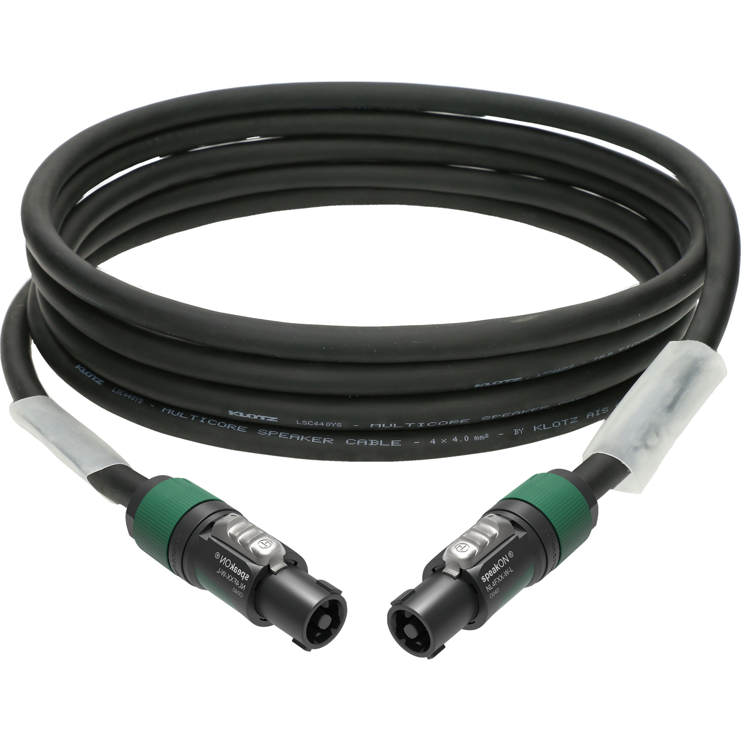 CÂBLE SPEAKON HAUT-PARLEUR 10 m type NL2 - Jack 6,35 1/4 cordon HP 2 x 1,5 mm² EUR 21,70 - FR