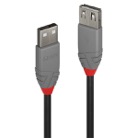 CA-USB2-AAJ-3-Cordon/Rallonge USB 2.0 A/A LINDY - Longueur : 3m - Noir