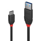 CA-USB32-CA-1-Cordon USB 3.2 Gen 2 Type-C/A LINDY - Longueur : 1,5m - Noir