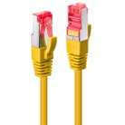 CAT6-STD05J - Cordon de patch Ethernet CAT. 6 S/FTP LINDY - 50cm - Jaune
