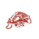 CHAINE-RB25-Chaîne de guidage en plastique rouge/blanc - 25m
