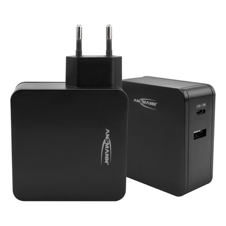 Chargeur / alimentation intelligent USB-A et USB-C 60W Ansmann
