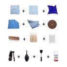 CLEANPACK-PLATINE-Kit de nettoyage 12 éléments pour platine vinyle