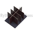 CLOISON-KIT4X2-1-Kit de cloisonnage en bois 4x2 pour malle de type 800 x 600 x 600mm