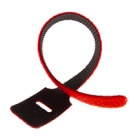 COLLIERBS-23R-Attache de câble en Velcro dos à dos 23cm - Rouge