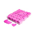 CONFETTIS-COEUR-RS-Sachet de confettis ignifugés 1kg - COEUR ROSE diam. 55mm