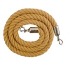 CORDE-2-CC-Corde de guidage tressée pour poteau à corde - Long : 2m Ecru/Chanvre