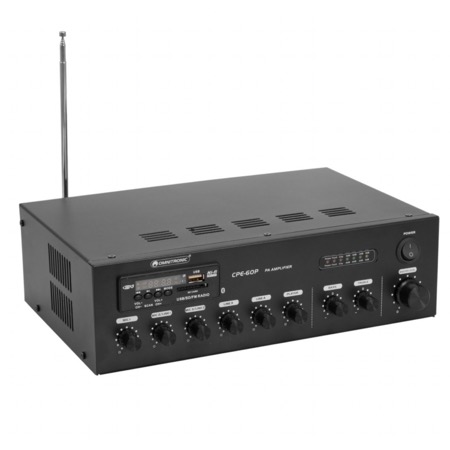 Ampli 100V 60W + lecteur BT / USB / SD CPE-60P Omnitronic