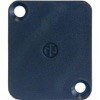 DBABL - Face, plaque ou cache de bouchage pour usinage série D NEUTRIK DBA-BL