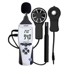 DEM900-Mesureur multifonctions : sonomètre, luxmètre, anémomètre, etc.