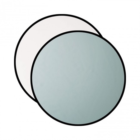 Disque réflecteur rond pliant WESTCOTT Basic 40'' Silver / Blanc