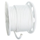 DRISSE-12P50B-Drisse polyester préétirée blanche 12mm x 50m (+/-5% en longueur)