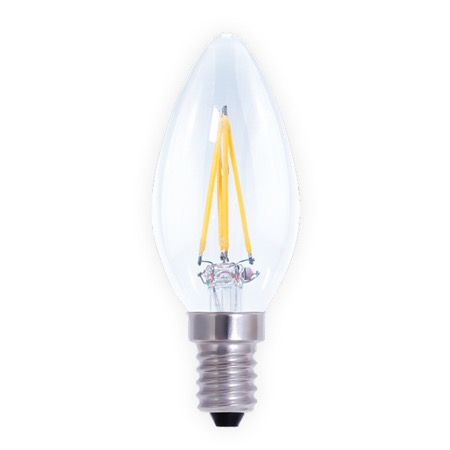 Lampe LED déco bougie 4W E14 2000 à 2900K IRC90 260lm 20000H - SEGULA