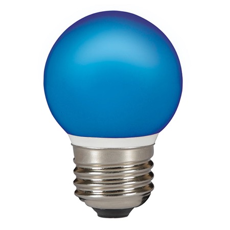 Lampe LED balle de golf Bleue 0,5W E27 50lm 25000H - SYLVANIA