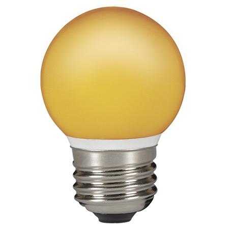 Lampe LED balle de golf Orange 0,5W E27 50lm 25000H - SYLVANIA