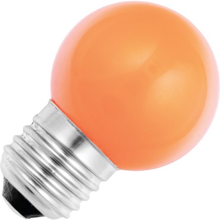 Lampe LED balle de golf Orange 1W E27 60lm 20000H - BE1ST PRO
