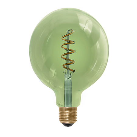 Lampe LED déco globe vert 6W E27 2000K IRC85 325lm 20000H - SEGULA