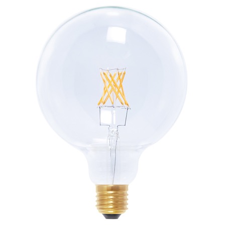 Lampe LED déco globe 125mm 8W E27 2200K IRC90 550lm 20000H - SEGULA